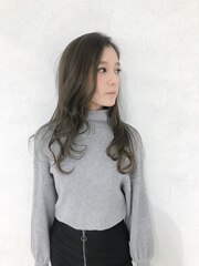 大きめゆるふわ大人可愛いラフウェーブ