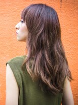 リリアン 青山(relian) ストロベリーピンク×ベージュ☆グラデーション☆relian青山☆