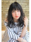 AVEDAカラー×ダークブルージュでセクシーミディ