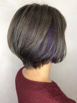 オースト ヘアー ステラ 新宿店(Aust hair Stella)&nbsp;ラベンダーグレージュ＊ポイントカラーバイオレット【Takashi】