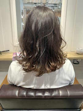 エイトタマプラ たまプラーザ店(EIGHT tamapla) 【EIGHTたまプラ】デザインカラー_切りっぱなしボブ