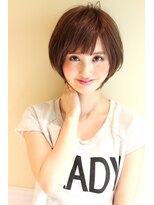 レウナ 外苑前(Reuna)&nbsp;大人可愛いショートボブ　黒髪アッシュ　20代３０代