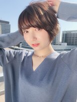 クロン 美容室(clon)&nbsp;丸みが可愛いキュートショート