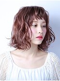 ドロップガール/ボブパーマ/前髪パーマ/ニュアンスカラー