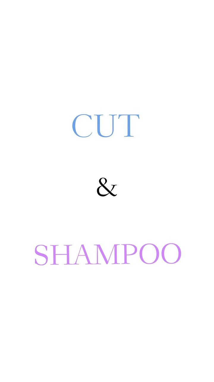 カット+炭酸シャンプー \4,300