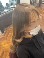 マルカ ヘアー(MARKA hair) ベビーバング×ヨシンモリ