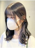 ダブルカラーベージュカラーケアブリーチインナーカラー韓国