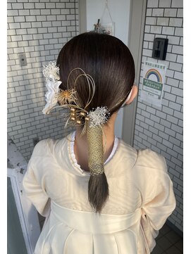 フェリーチェ(Felice) タイトポニー ローポニー 袴ヘア 卒業式ヘア 振袖ヘア 成人式