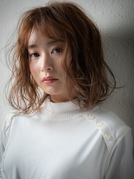 カバーヘア ブリス 北浦和(COVER HAIR bliss) カーキベージュゆるふわカール金髪ボブパーマw北浦和10代20代