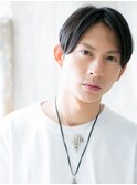 オシャレ＆ワイルドなアッシュブラックトランクスヘアV上尾