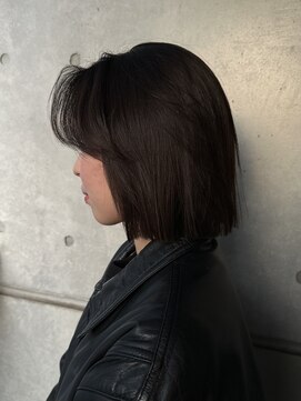 リバレッジ 白金(Leverage) 外国人風切りっぱなしボブ20代30代40代【目黒白金】山岡