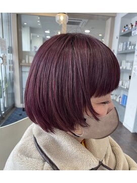 ベルフェミンキルン(Belle femin kilun) マッシュボブ×グレープカラー