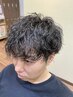 【男性限定】メンズカット+パーマ+眉毛カット+炭酸シャンプーor保湿Tr￥6900