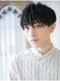 オーガニックカラーで優しい印象の重軽マッシュヘアW上尾