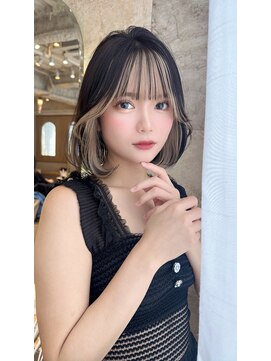 ロンドアリシア 金山(Lond Alexia) イヤリングカラー 縮毛矯正 韓国風 ダブルカラー 髪質改善_4322