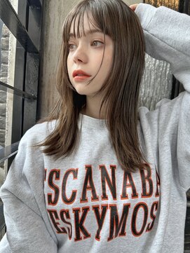 ミンクス渋谷スマートサロン(MINX shibuya smart salon) 魅力倍増カール シアーカラー ショート 姫カット ダークアッシュ