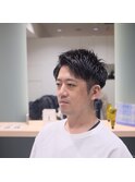黒髪×爽やかショート