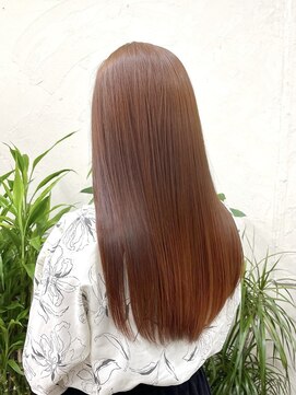 アンフィニー 銀座(ANFINI) 東京　銀座　カラー　暖色系カラー　髪質改善トリートメント