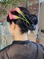 ボコカ(bococa) 【macana指名】生花ヘアセット カチモリ まとめ髪 シニヨン