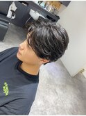 フェザーパーマ フェザーショート 大人スタイル 毛流れ 無造作