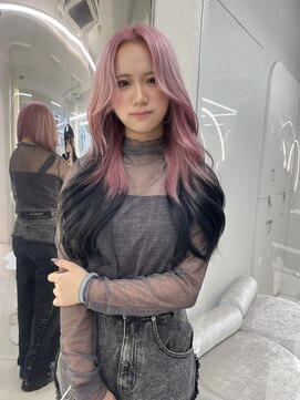 ガガ 心斎橋(GAGA) 韓国/ハイトーンカラー/ワンホンヘア/レイヤーカット/髪質改善