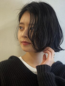 ブランシュ(BLANCHE) 【BLANCHE】ミニボブ+グレーブラック 藍住町