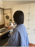切りっぱなしボブ