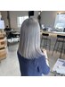 憧れのホワイトカラー！2ブリーチで透明感爆誕☆