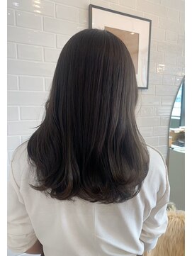 ジーナ 船橋(Zina) 髪質改善＊ロングレイヤーグレーベージュ＊美髪【Zina船橋】