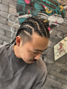 スリーセント 栄(3/cent) コーンロウ