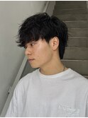 波巻き/スパイラルパーマツイストスパイラルメンズカットウルフ
