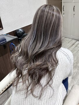 ベルヘアーデザイン 堺東(Belle hair Design) コントラストハイライト/外国人風/レイヤーカット/堺東