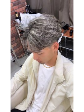 アッドバイケーツー 心斎橋(add by k-two Men's) フェザー【コントラストハイライト】