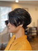 くびれヘア/アプリコットオレンジ/夏のヘアアレンジ/麻布十番