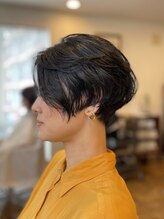 ヘアーサロンテン モトアザブ(hair salon Ten motoazabu) くびれヘア/アプリコットオレンジ/夏のヘアアレンジ/麻布十番