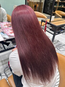 フォルテ プリモ 焼津 藤枝(FORTE PRIMO) ピンクカラー/チェリーレッド/ダブルカラー/髪質改善/韓国