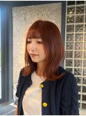 秋色オレンジブラウン