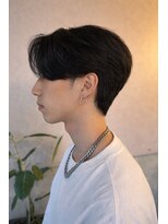 メンズ/ブリーチ　ar clip 表参道&nbsp;メンズメンズブリーチメンズカットセンターパートメンズ毛流れ