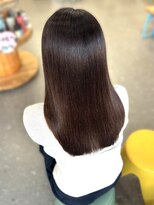 マップデザイン(map design)&nbsp;髪質改善トリートメント ストレート アッシュブラウン 美髪 20代