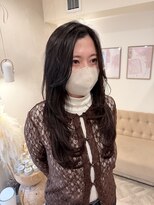 ラヴィズム 名駅店(LUVISM)&nbsp;ダブルカラー/レイヤーカット/黒髪卒業/韓国レイヤー/草野ゆずき