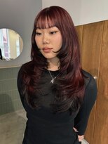 キオク(KIOX)&nbsp;ワインレッド 海外風レイヤー