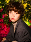 都会的なベリーショートパーマ/ハンサム/暗髪/こなれヘア