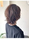 ミディアムレイヤーボブ