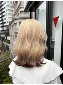 ブロンド×エンドカラー
