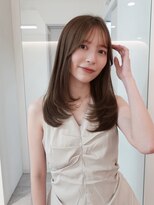 ノイ 銀座(noi)&nbsp;顔周りレイヤーカットべージュカラーくびれレイヤーカット