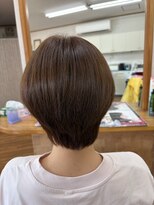 ヘアーズ サエミ ショートボブでスッキリ可愛く♪