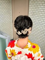 フェリーチェ 六本木店(Felice)&nbsp;浴衣ヘア ショートヘアセット 推し活ヘア  イベントヘア