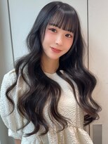 ハーツ 熊本(hearts.) 大人上品で柔らかな艶黒髪×レイヤーカット