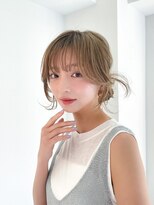 ラフィス ヘアー ハーバー 横浜店(La fith hair Harbor) 【La fith】ミルクティーベージュ×ケアブリーチ×ヘアセット