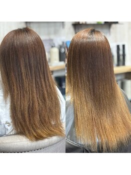 クロス(cRoss)の写真/艶々なロングヘアはもう夢じゃない!髪質改善ストレートで理想の髪へ♪